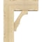 Ekena Millwork Balboa Block Rough Sawn Bracket w/ Offset Brace, Douglas Fir, 8"W x 20"D x 24"H BKT0806X20X24BOA05RDF - alternate 2